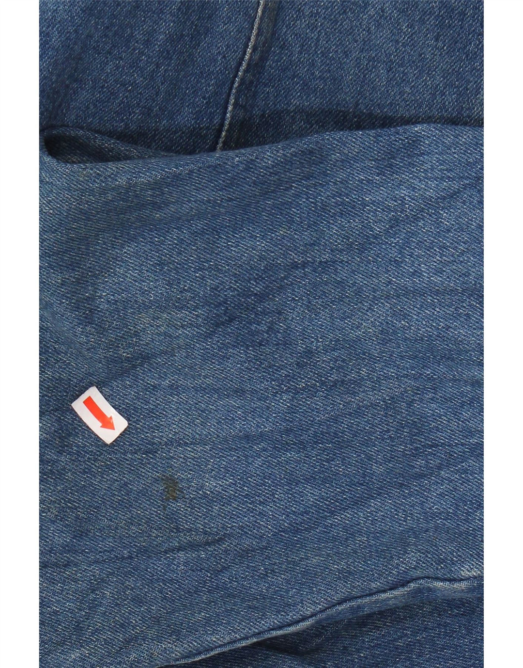 VINTAGE Dame Denim 1 Knap Blazer Jacket UK 16 Large Blue