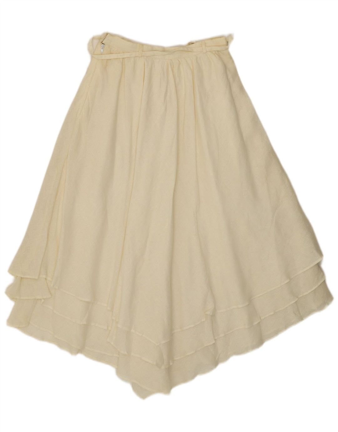 Giorgio Grati Dame Asymmetrisk Nederdel IT 42 Medium W24 Off White