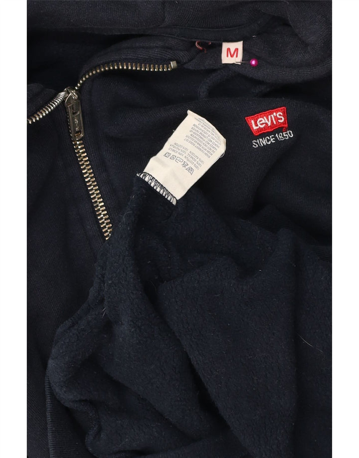 Levi's Herre hættetrøje med lynlås mellem marineblå bomuld