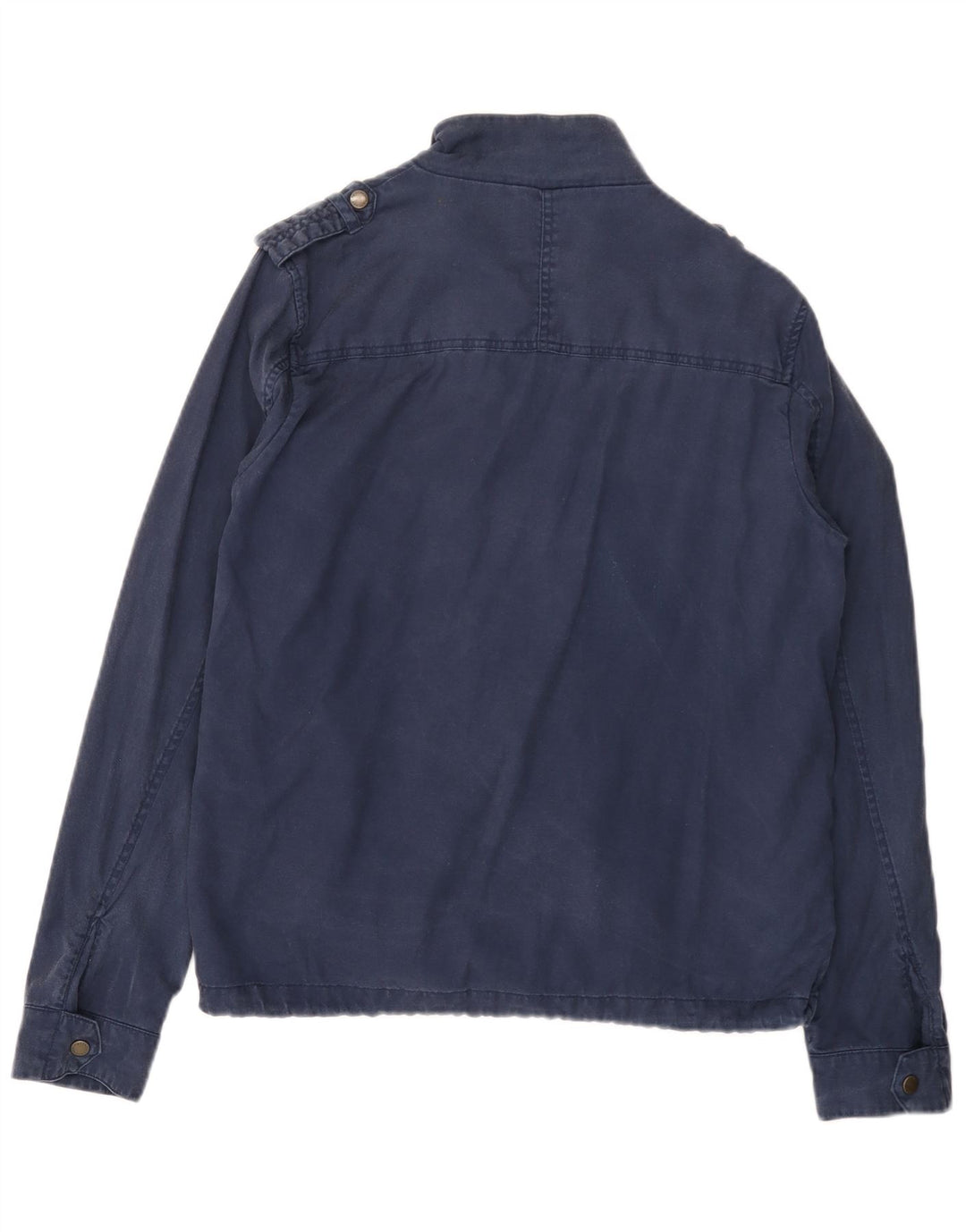 FAT FACE Militærjakke til kvinder UK 12 Medum Navy Blue Lyocell
