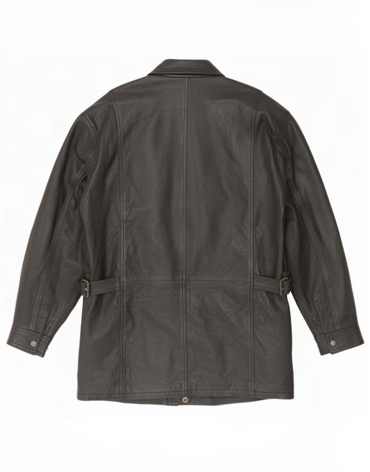 Vintage herre læderjakke UK 42 XL Sort