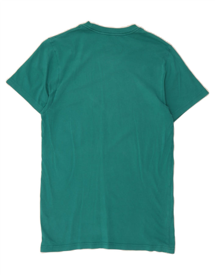VANS Mens Custom Fit Graphic T-Shirt Top Small Green Vintage Vans and Second-Hand Vans from Messina Hembry 