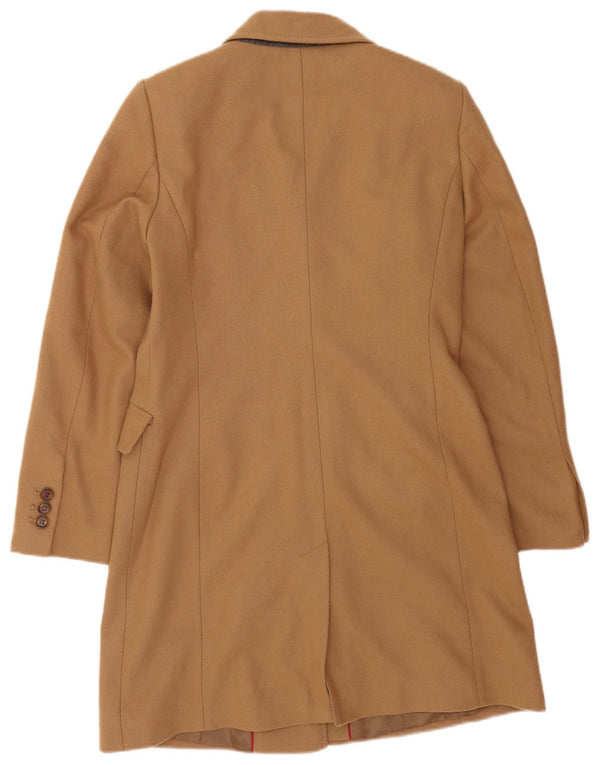 Esprit Dame Overfrakke UK 14 Stor Beige Virgin Wool