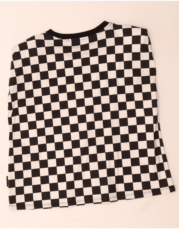 Karl Lagerfeld Damevest Top UK 18 XL Sort Geometrisk Bomuld