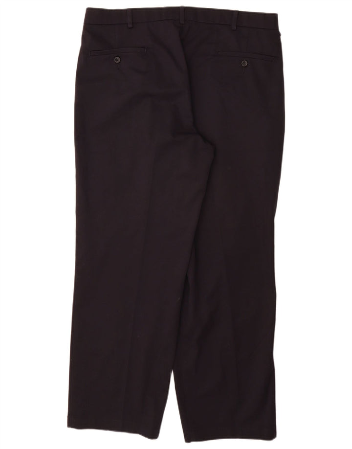 DOCKERS Herre Relaxed Fit Pegged Chino-bukser W36 L30 Marineblå Bomuld