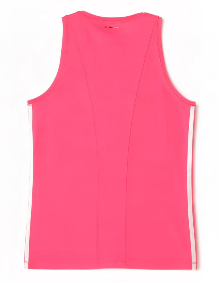 Adidas Dame Climacool Vest Top UK 12/14 Medium Pink Polyester