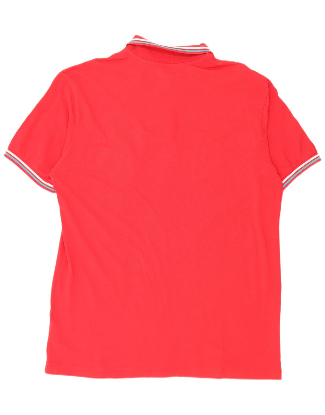 Kappa herre poloshirt 3XL rødstribet bomuld
