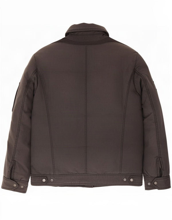 Geox Womens Respira Polstret jakke UK 16 Large Grå Polyamid
