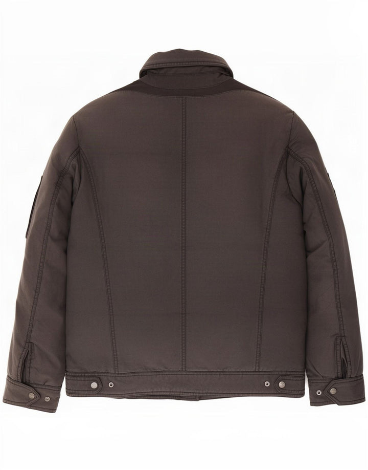 Geox Womens Respira Polstret jakke UK 16 Large Grå Polyamid