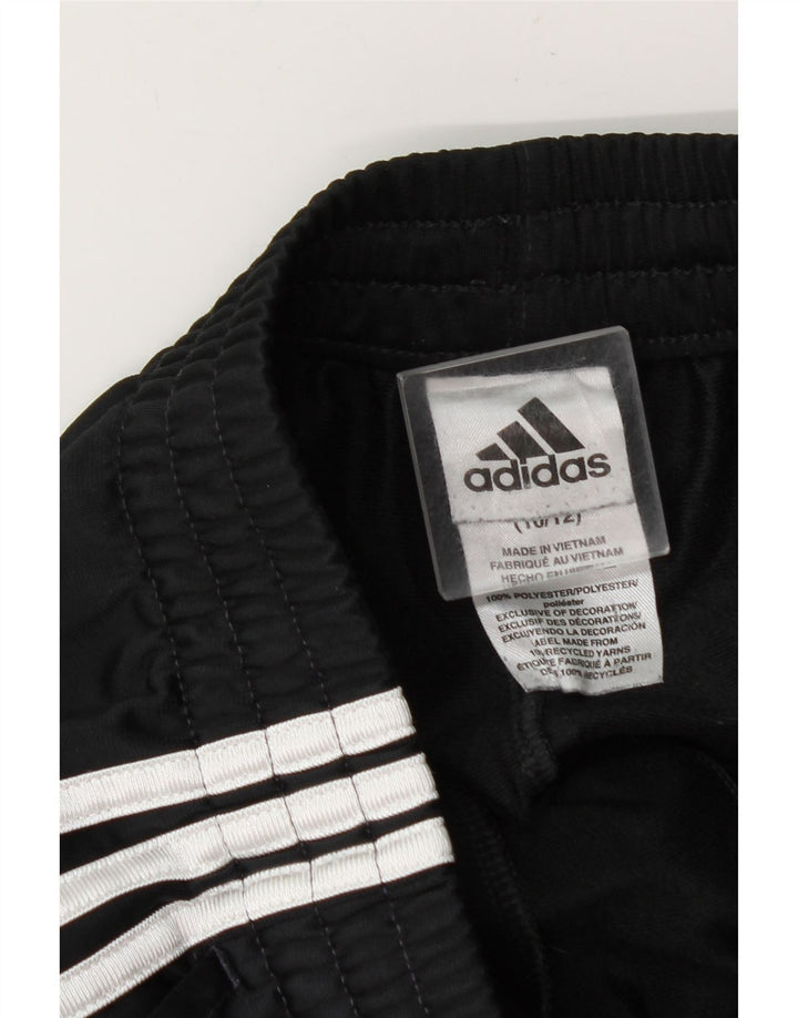 Adidas Drenge Træningsdragt Bukser Joggers 10-11 år Medium Sort Polyester