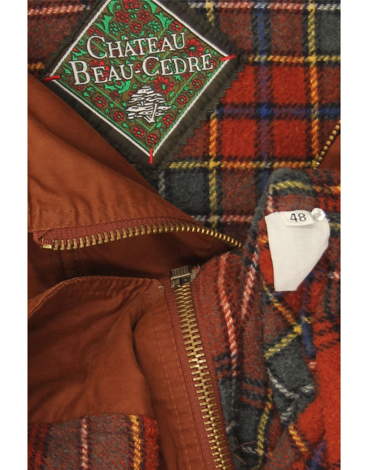 Chateu Beau Cedre Herre Hooded Duffle Coat IT 48 Medium Brown