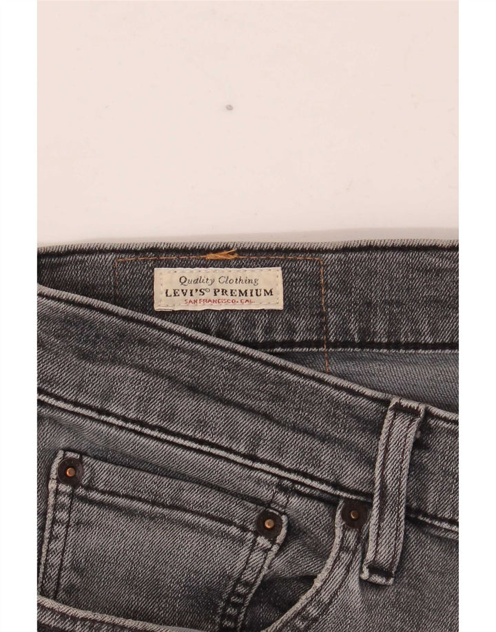 Levi's Herre 511 Slim Jeans W32 L30 Grå Bomuld