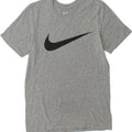 NIKE Mens Athletic Cut Graphic T-Shirt Top Small Grey Vintage Nike and Second-Hand Nike from Messina Hembry 