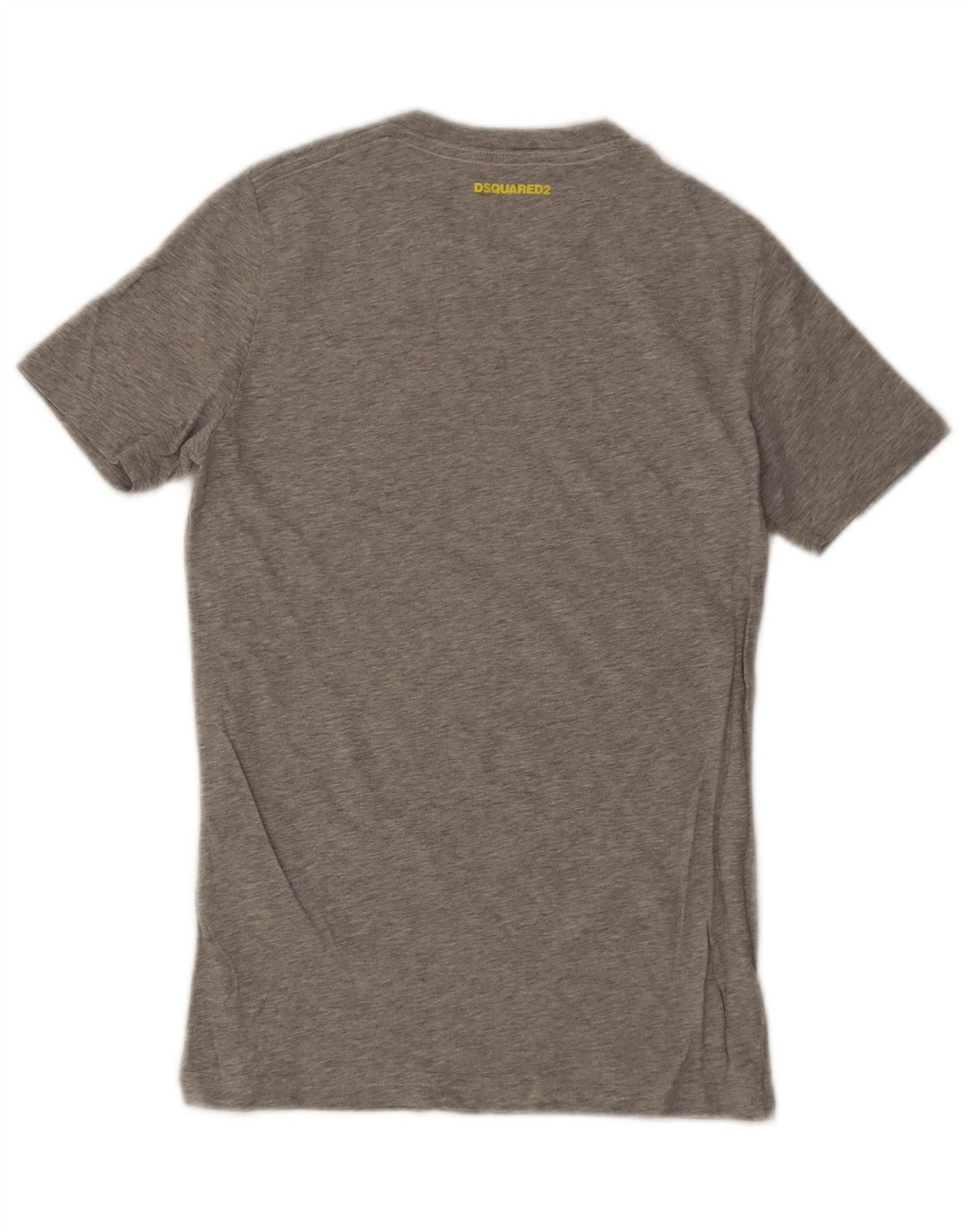 Dsquared2 drenge grafisk t-shirt top 11-12 år grå flækket bomuld