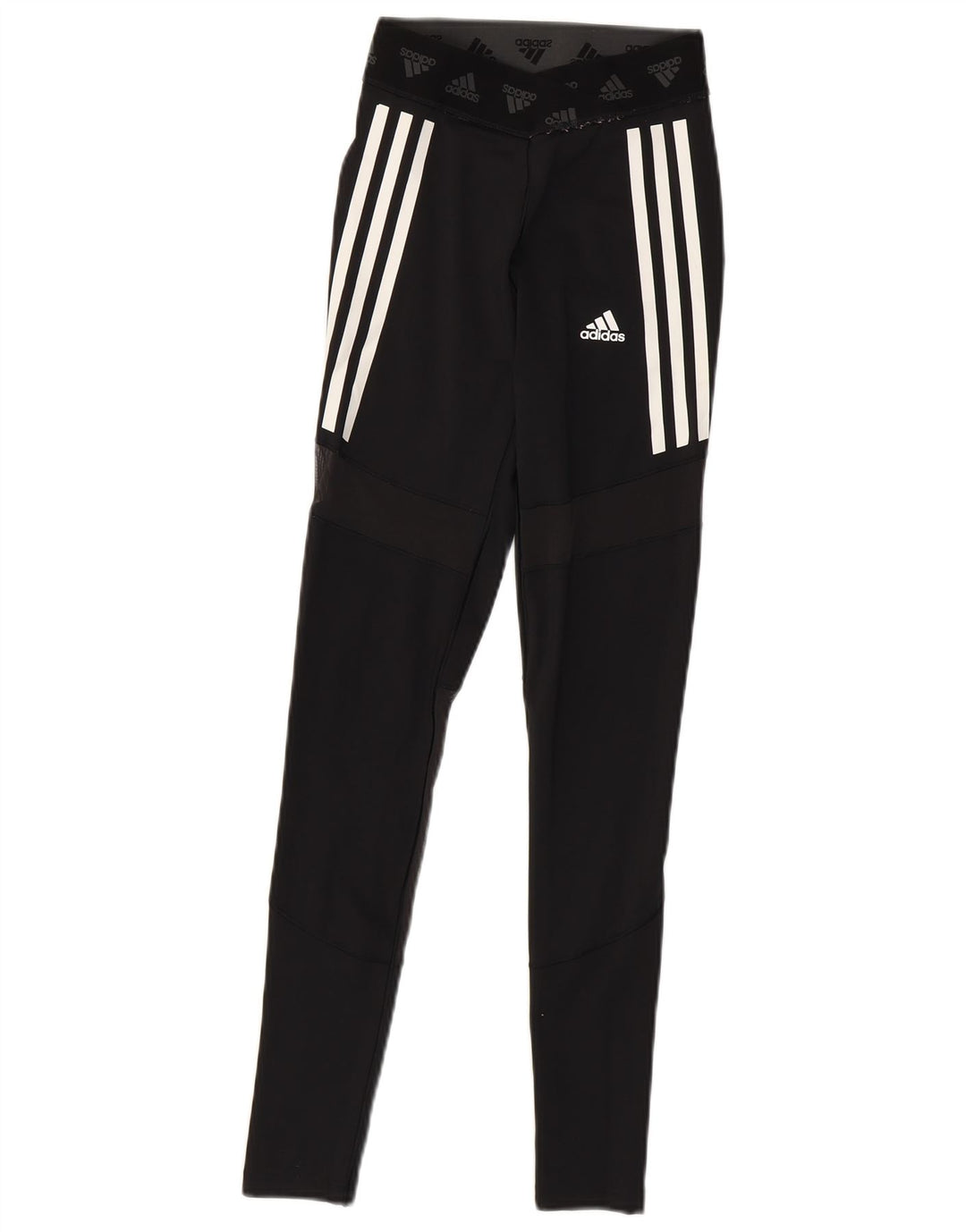 Adidas Grafiske Leggings til kvinder UK 4/6 XS Sort polyester