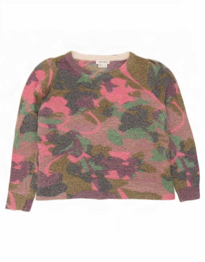 White Stuff Womens Boat Neck Jumper Sweater UK 14 Large Multicolored