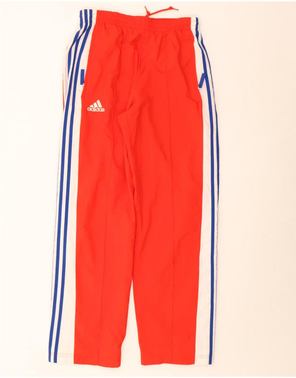Adidas Træningsdragtsbukser til mænd UK 36/38 Small Red Colourblock Polyester
