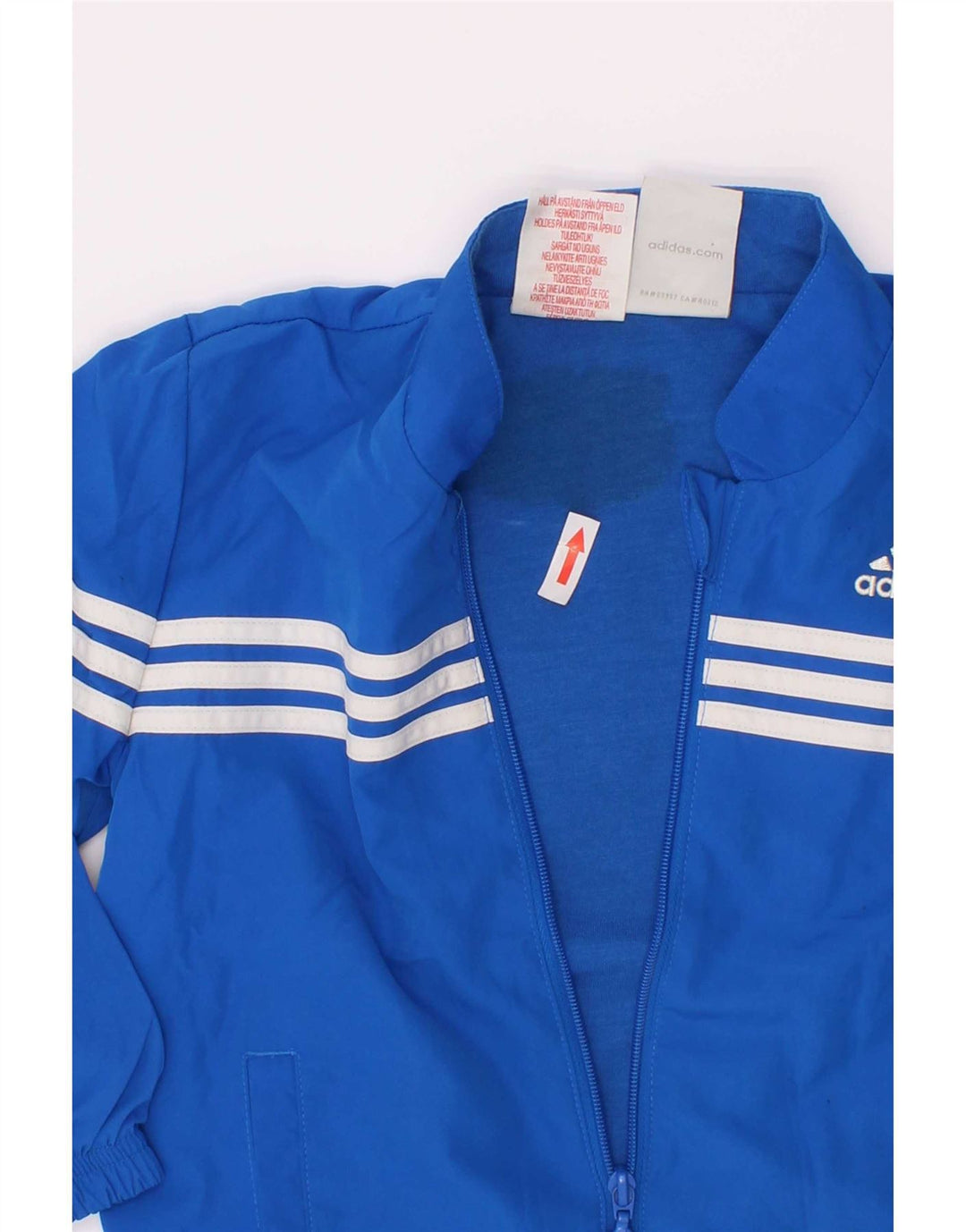 Adidas Drenge Træningsdragt Topjakke 3-4 År Blå Polyester