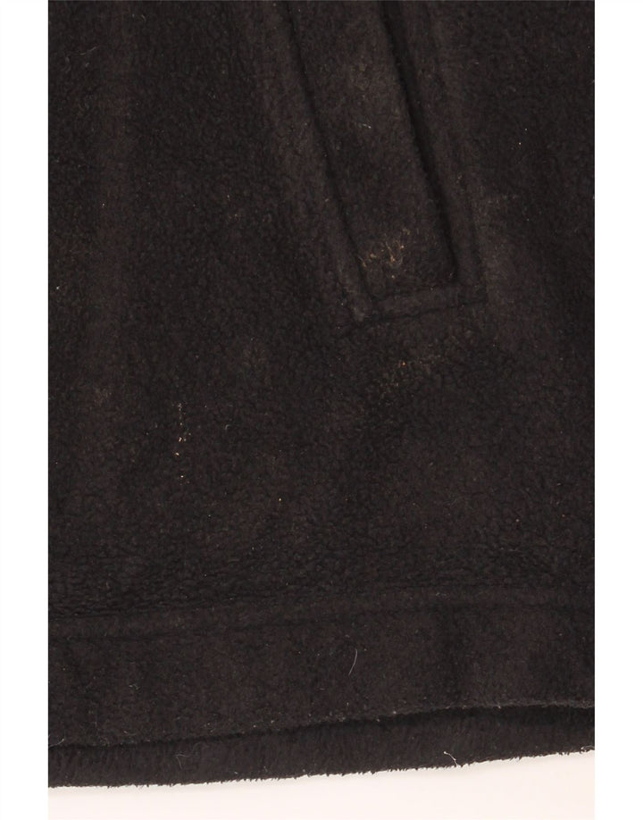 Marks & Spencer Fleecejakke til mænd UK 38 Medium Sort Polyester