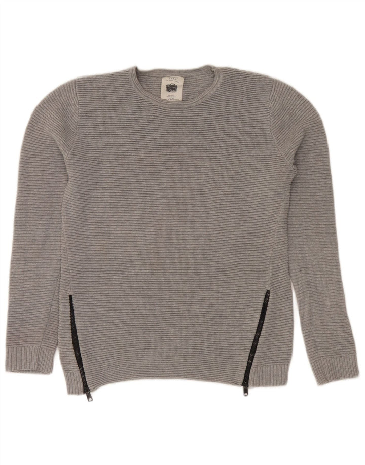 Zara drenge sweater med rund hals 11-12 år Grå