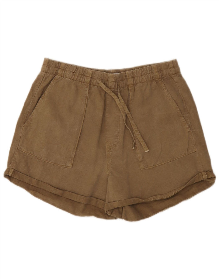 Zara Casual Shorts til kvinder XS W24 Khaki