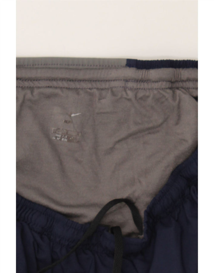 NIKE Mens Sport Shorts Medium  Navy Blue Nylon Vintage Nike and Second-Hand Nike from Messina Hembry 