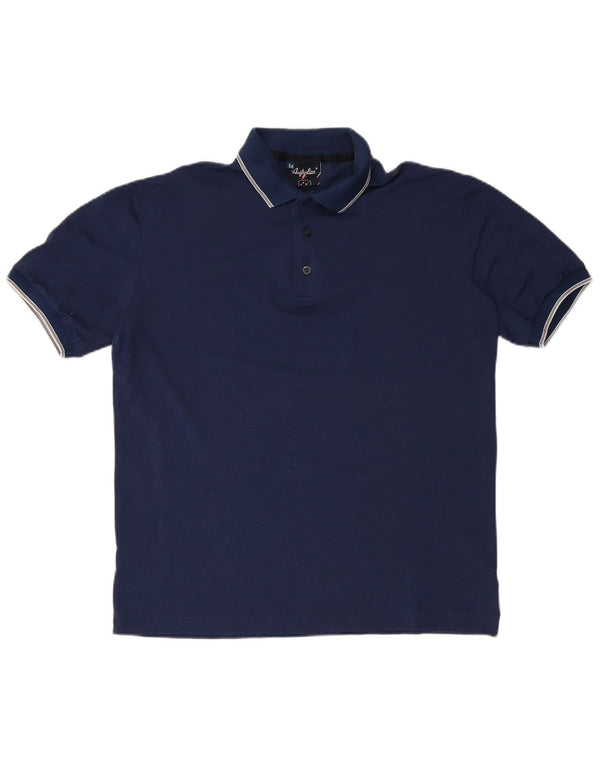 AUSTRALIAN L'ALPINA Poloshirt til mænd IT 54 XL Marineblå polyamid