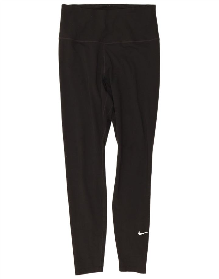 Nike Højtaljede Leggings til kvinder UK 12 Medium Sort