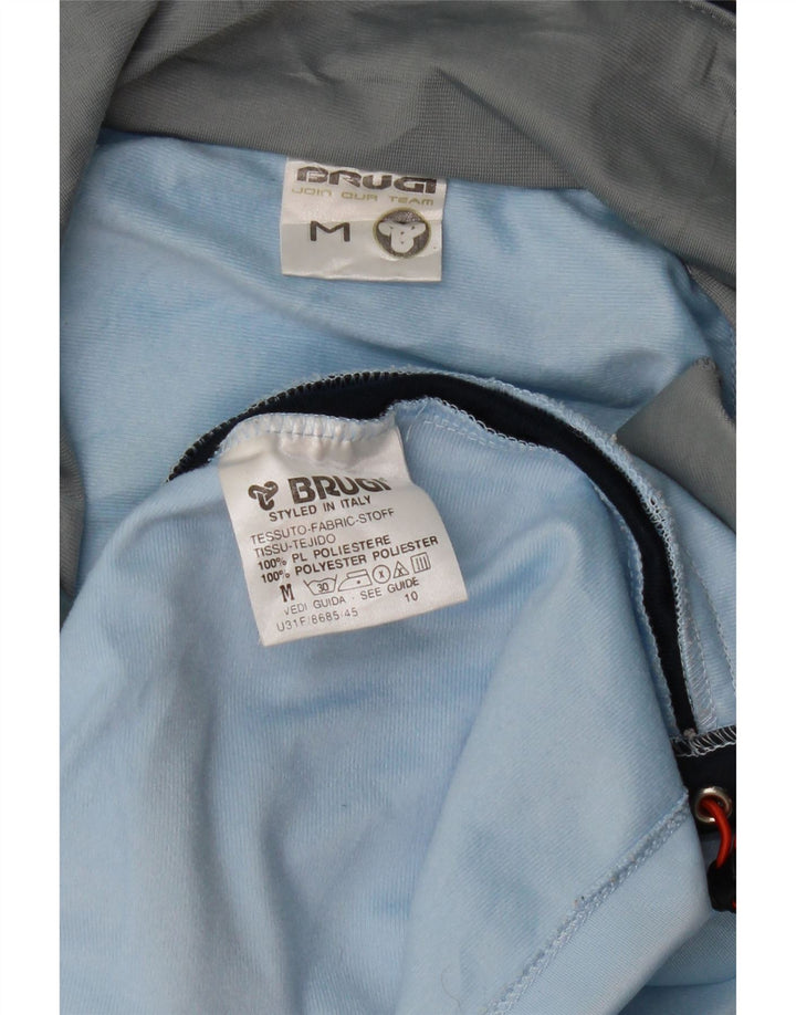 BRUGI Træningsdragt til mænd Topjakke Medium Blue Colourblock Polyester