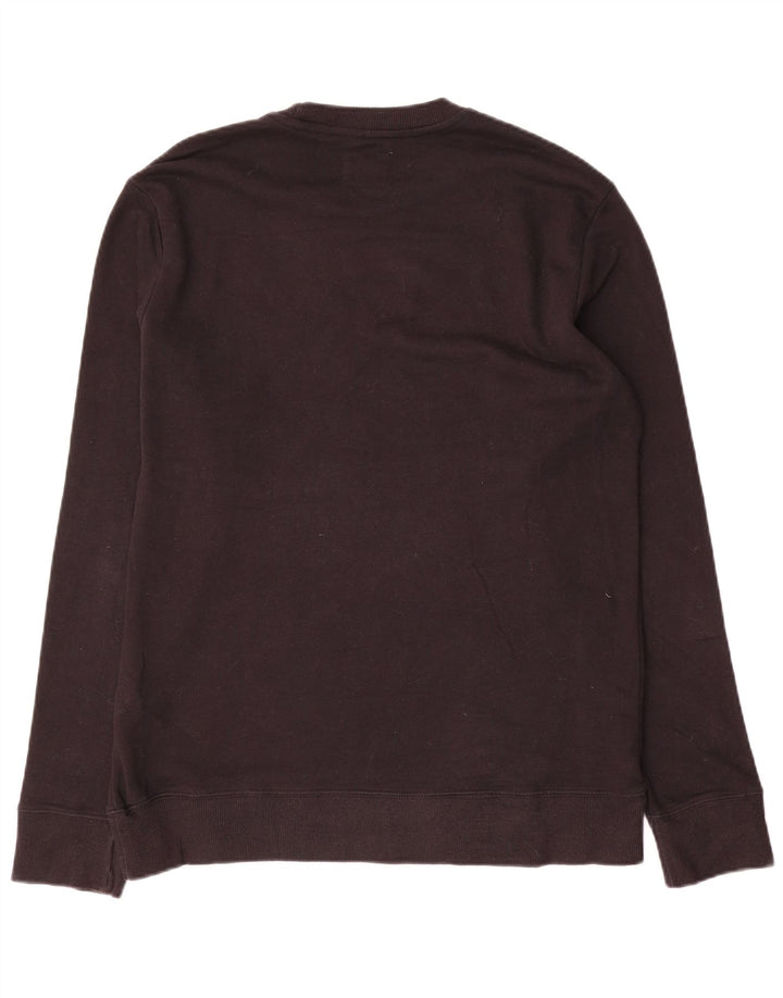 Champion Herre Grafisk Sweatshirt Jumper Medium Sort Bomuld