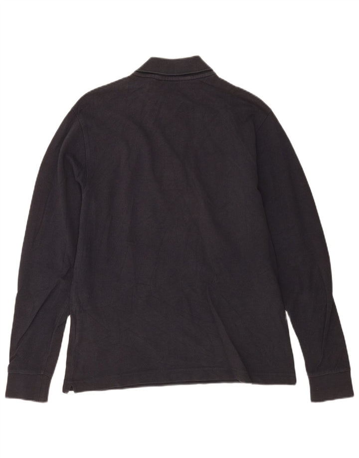 Kappa Langærmet Polo Shirt til mænd Lille marineblå bomuld