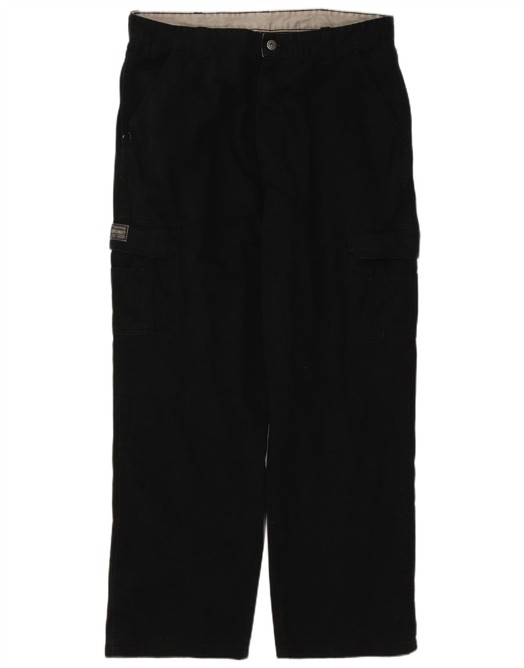 Wrangler Straight Cargo bukser til mænd W38 L32 Sort