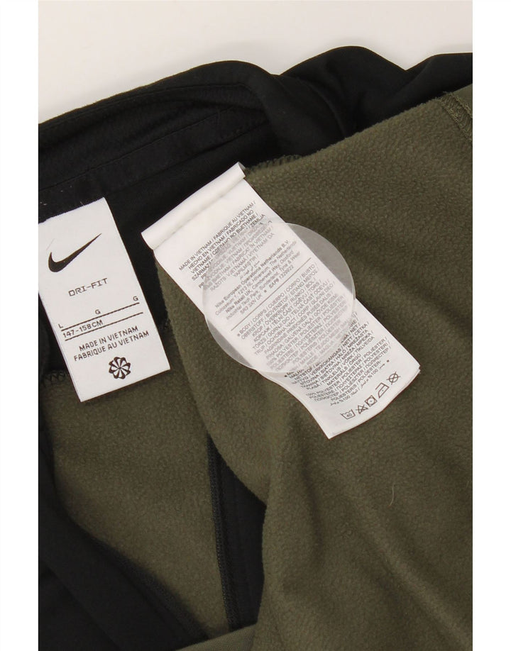 Nike Boys Dri Fit Pullover Træningsdragt Top 12-13 år Stor Grøn