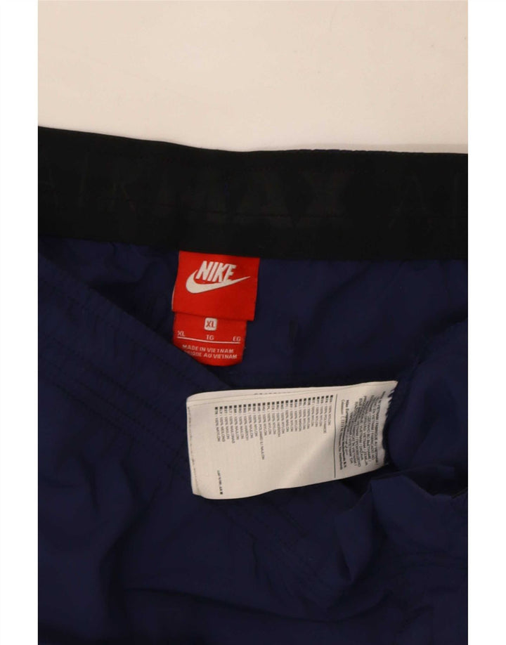 Nike Herre Cargo Shorts XL W38 Navy Blue Nylon