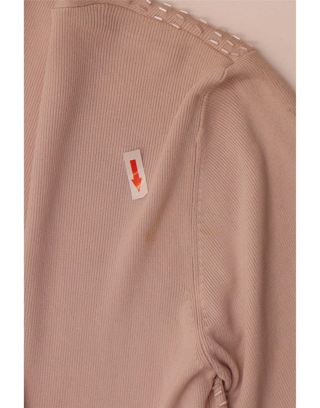 Zara Dame Bluse Top UK 14 Large Pink Rayon