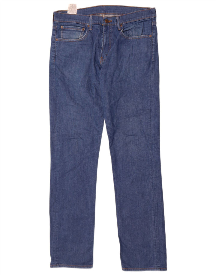 Levi's Herre 511 Slim Jeans 34 L34 Blå Bomuld