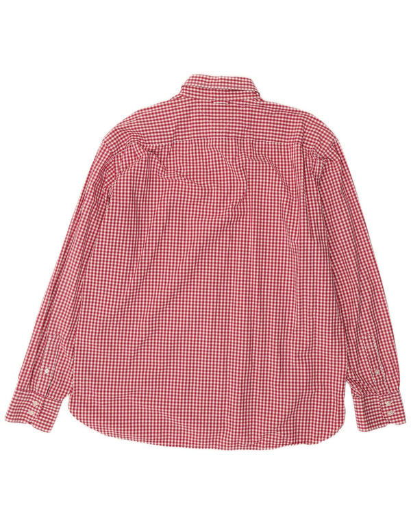 Tommy Hilfiger Herreskjorte 2XL Rød Gingham Bomuld