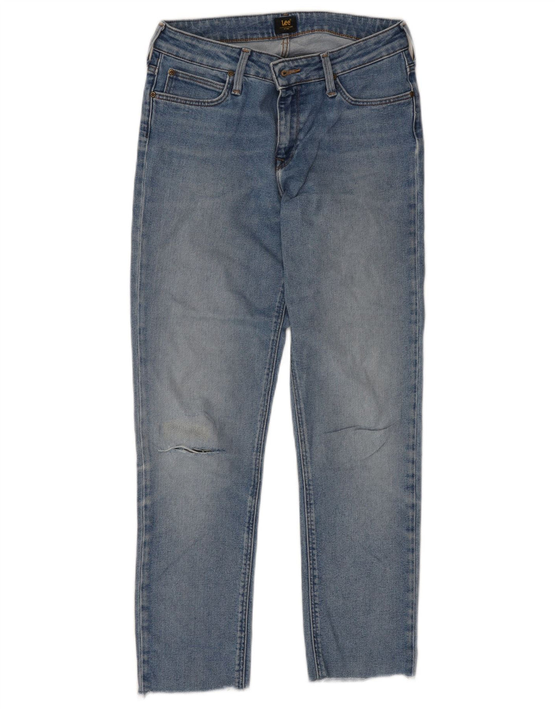 LEE Herre Cropped Tapered Jeans W28 L26 Blå