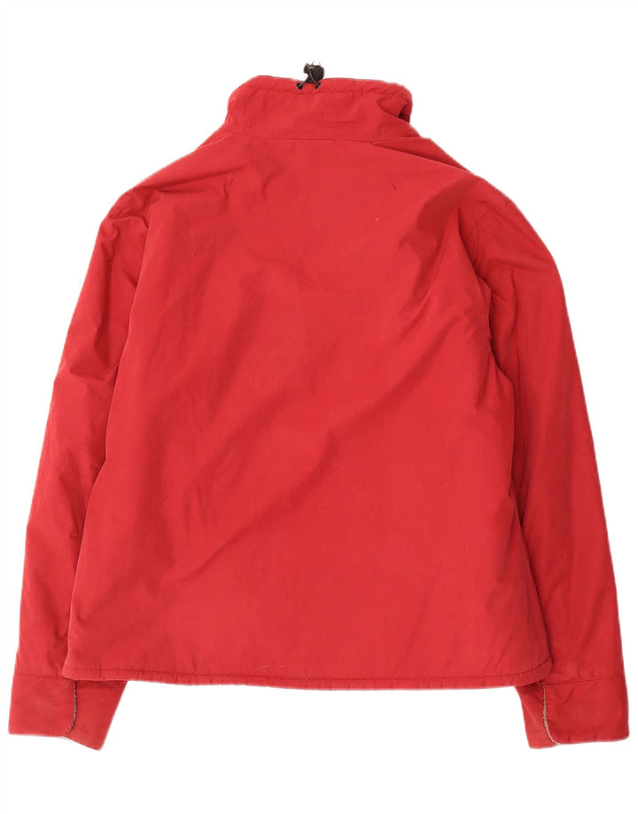 Jack Wolfskin Dame Windbreaker Jacket UK 18/20 XL Rød Polyester