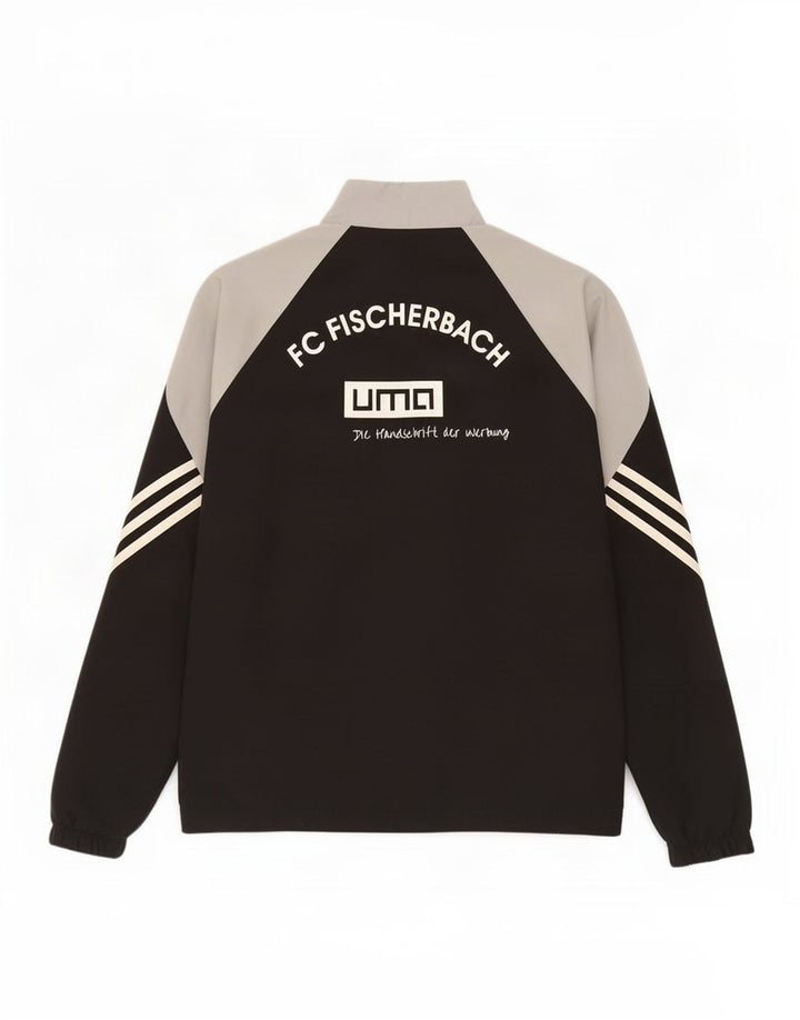 Adidas Herre grafisk træningsdragt Topjakke Medium Sort Colourblock Polyester