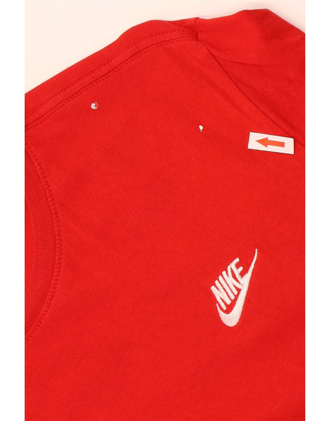 Nike T-shirt i atletisk snit til mænd, stor rød bomuld