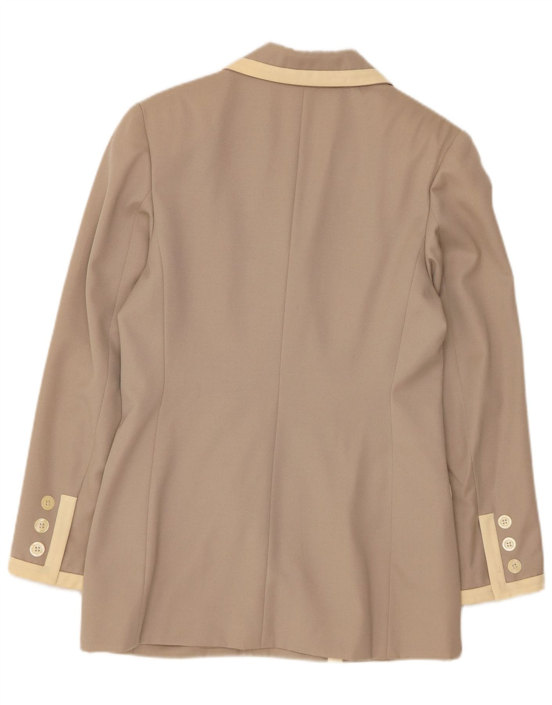Luisa Spagnoli Dame Dobbeltradet Blazer Jacket IT 42 Medium Beige