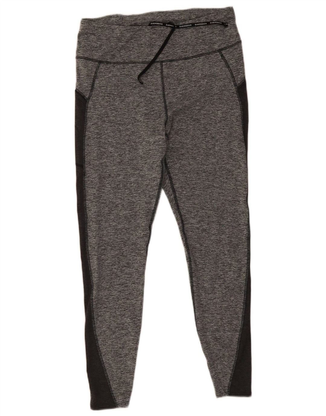 Marks & Spencer Womens Crop træningsdragt bukser UK 14 Large Grey Colourblock