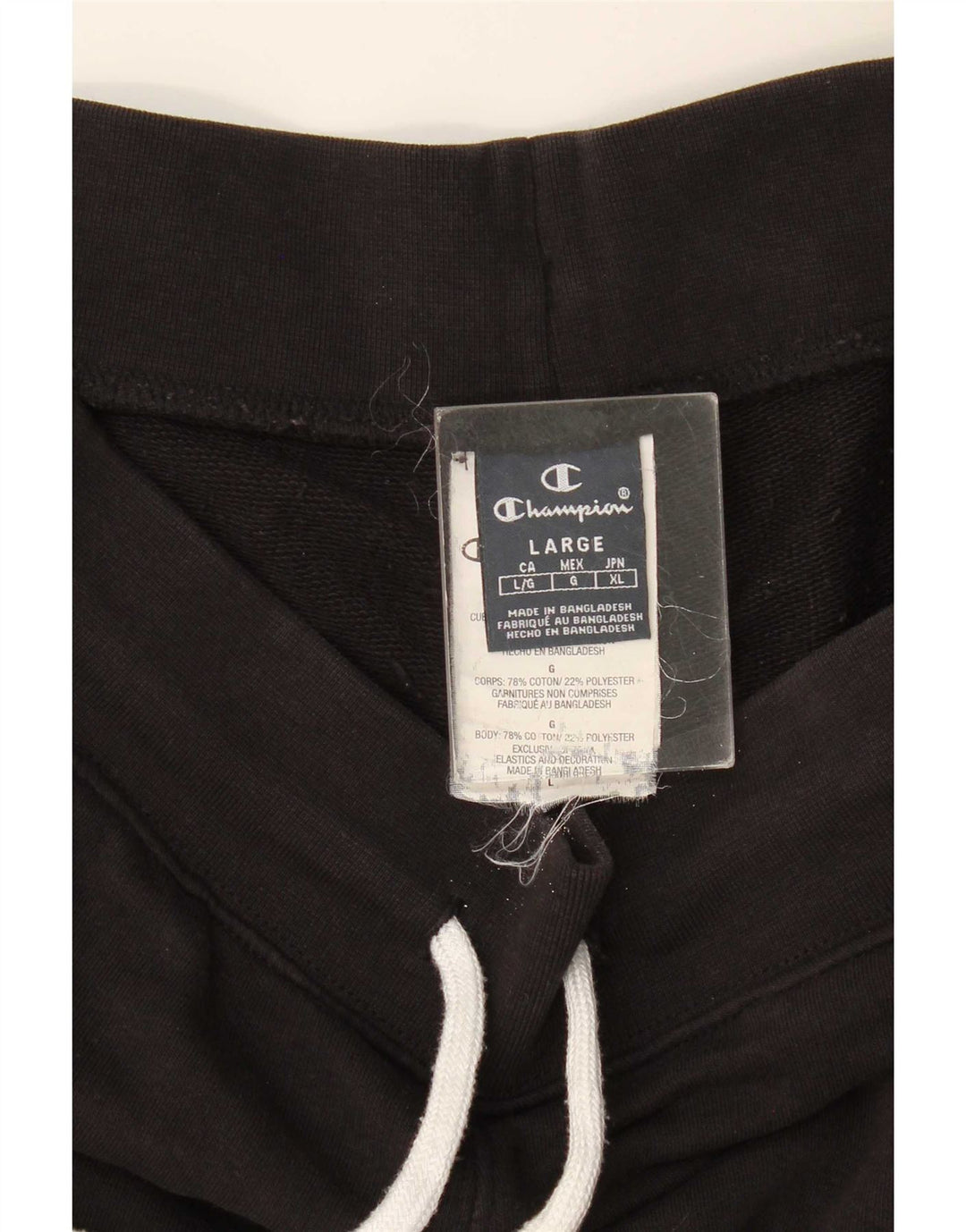 Champion Herre sportsshorts store sorte bomuld
