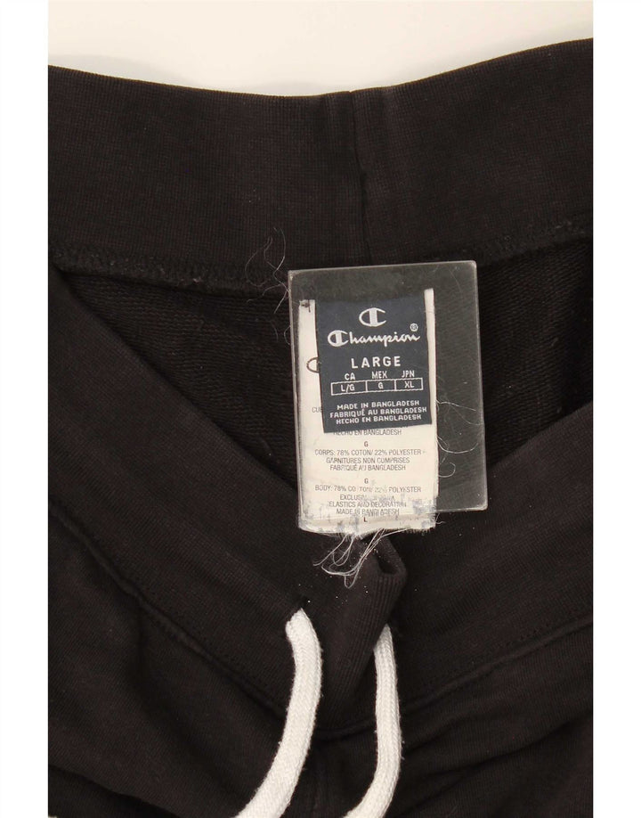 Champion Herre sportsshorts store sorte bomuld
