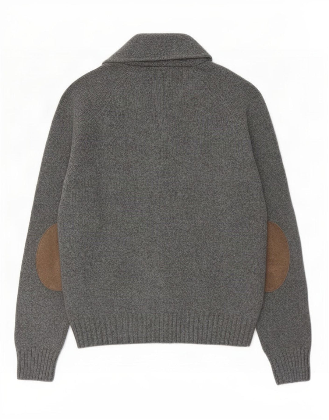 Zara herre cardigan sweater mellemgrå polyester