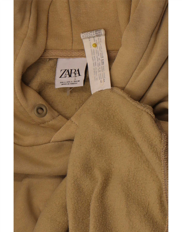 Zara Hættetrøje til mænd, lille beige bomuld