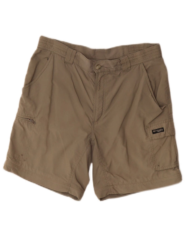 Columbia Dame Cargo Shorts Medium W30 Khaki Polyester