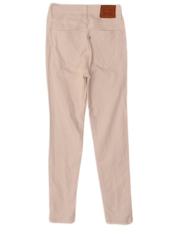 Levi's Dame Mile High Super Skinny Jeans W27 L27 Hvid