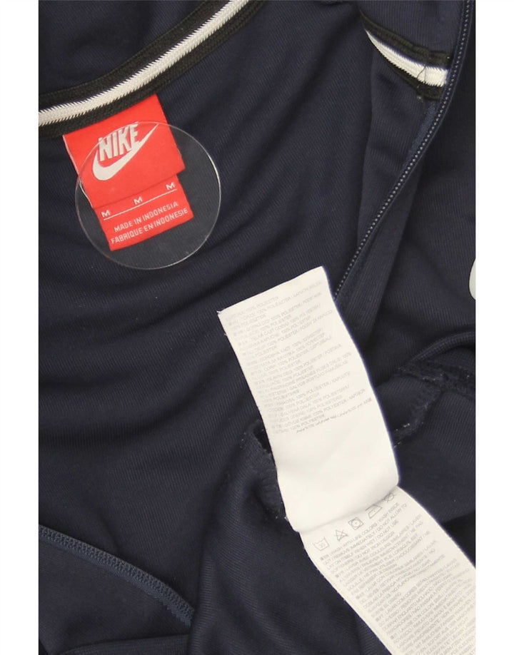 Nike Hættetrøje med lynlås til mænd Medium Marineblå Colourblock Polyester